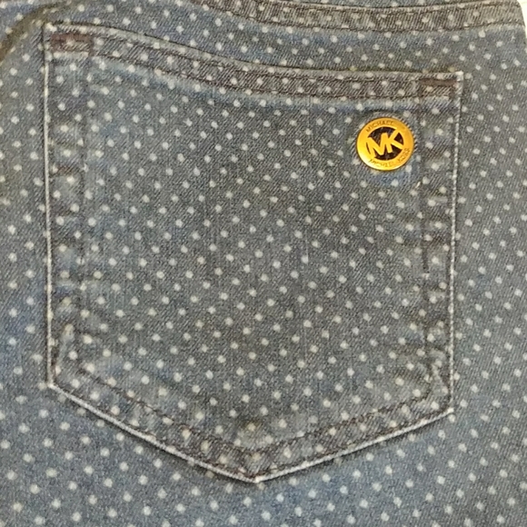 Michael Kors Polka Dot Skinny Jeans - Picture 2 of 12